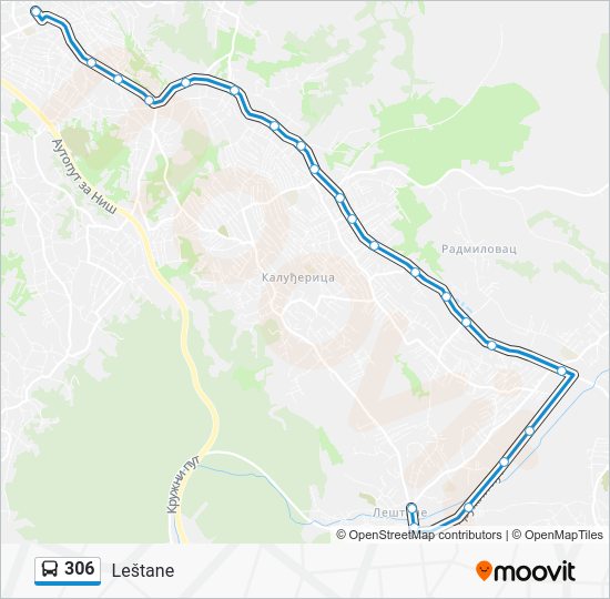306 Route: Schedules, Stops & Maps - Leštane (Updated)
