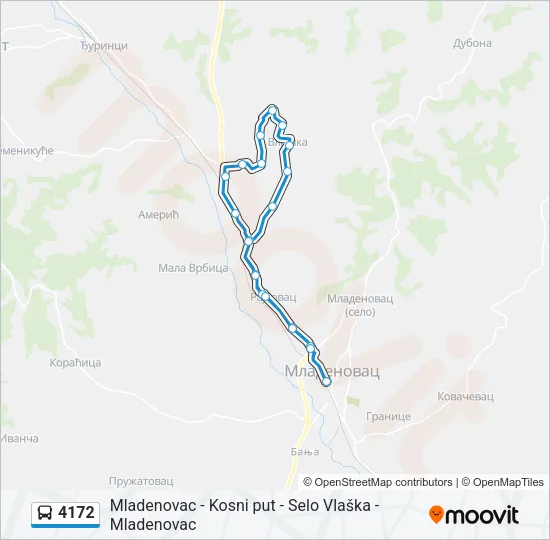 4172 Bus Line Map