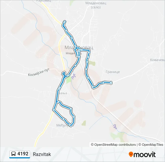 4192 Bus Line Map
