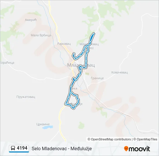 4194 Bus Line Map