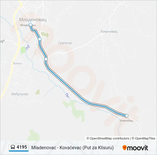 4195 Bus Line Map