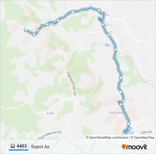 4403 Bus Line Map