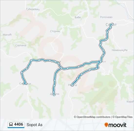 4406 Bus Line Map