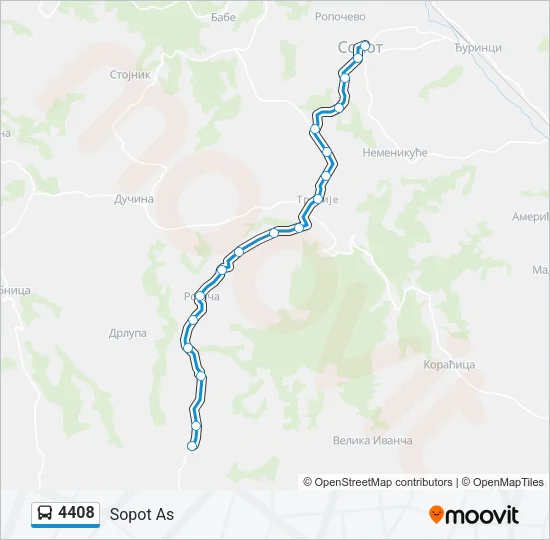 4408 Bus Line Map