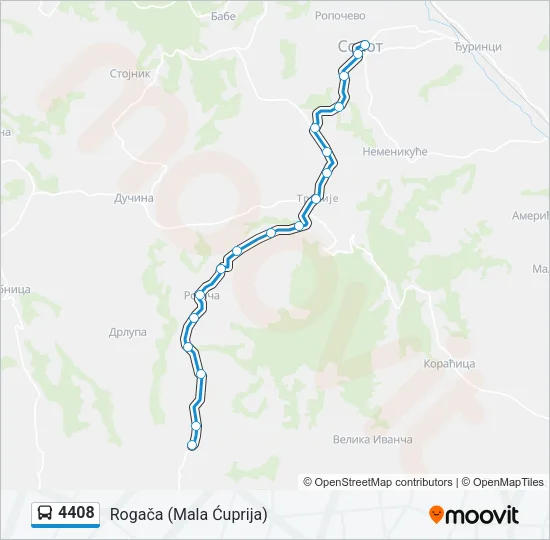 4408 Bus Line Map
