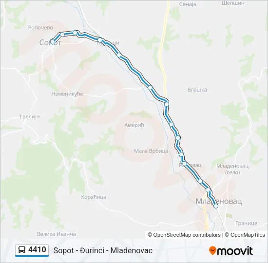 4410 Bus Line Map