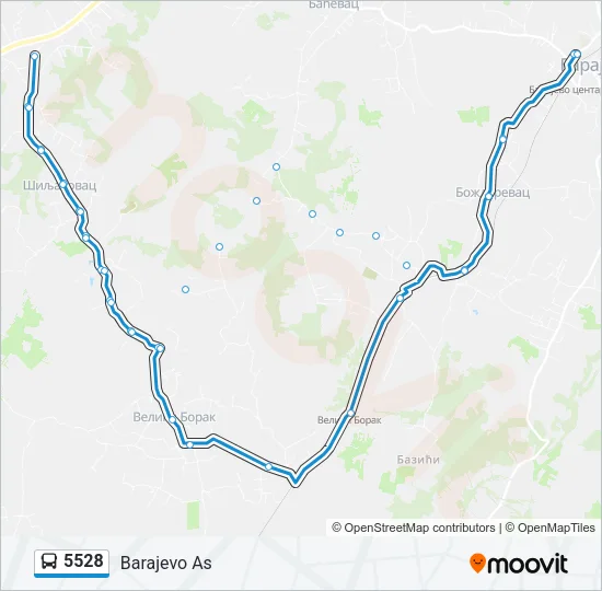 5528 Bus Line Map