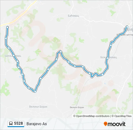 5528 Bus Line Map