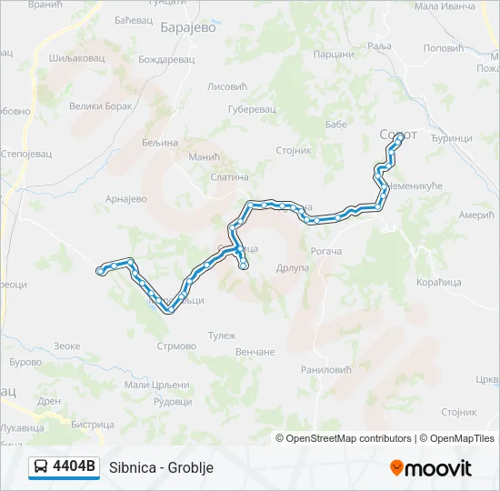 4404B Bus Line Map