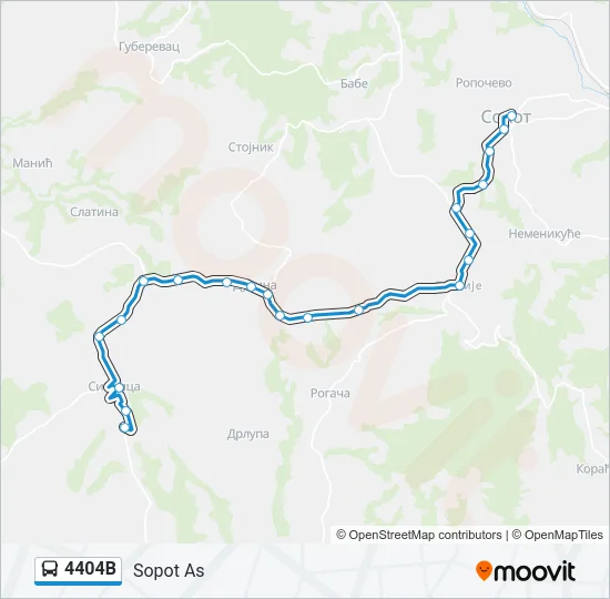 4404B Bus Line Map