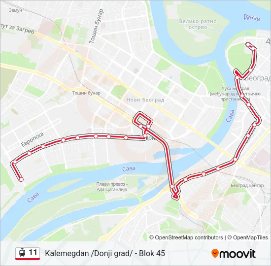 11 Light Rail Line Map