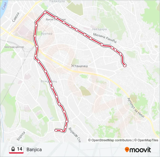 14 Light Rail Line Map