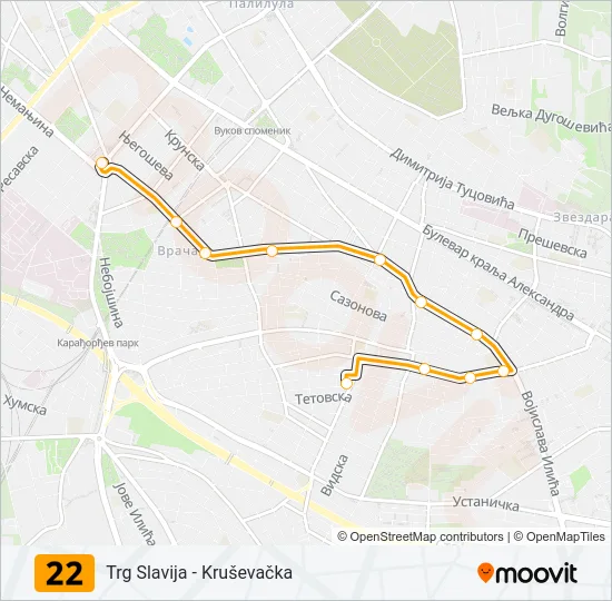 22  Line Map