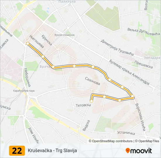 22  Line Map