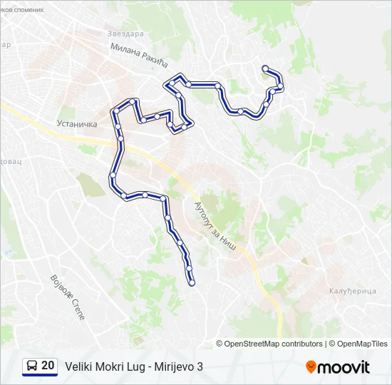 20  Line Map