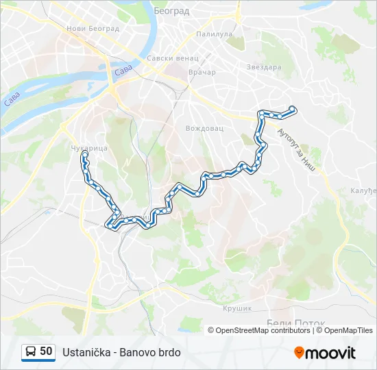 50  Line Map