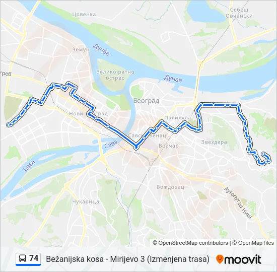 74  Line Map