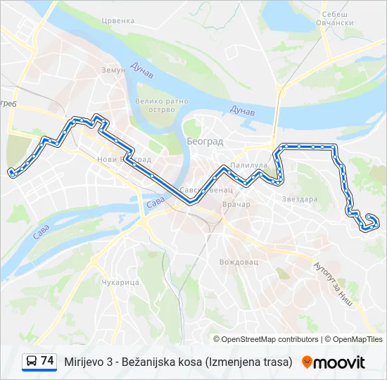 74  Line Map