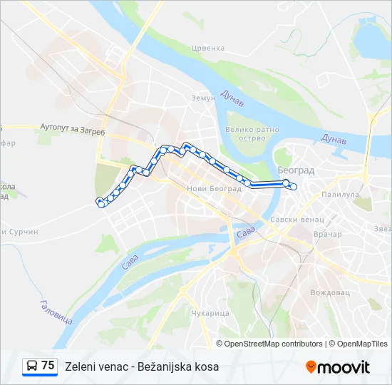 75  Line Map