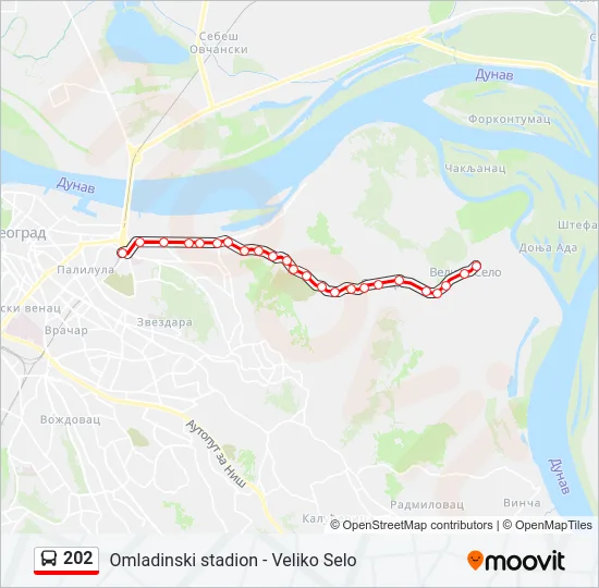 202  Line Map