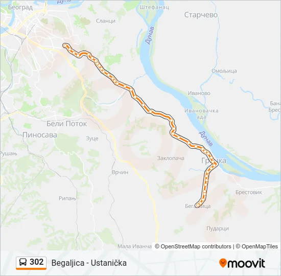 302  Line Map