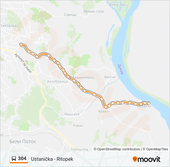 304  Line Map