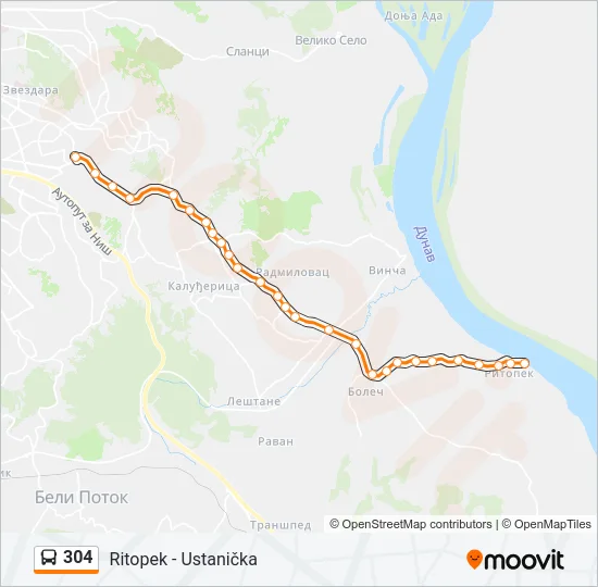 304  Line Map