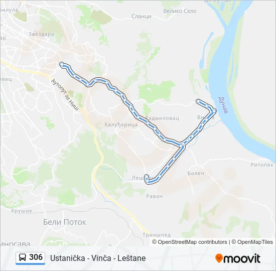 306  Line Map