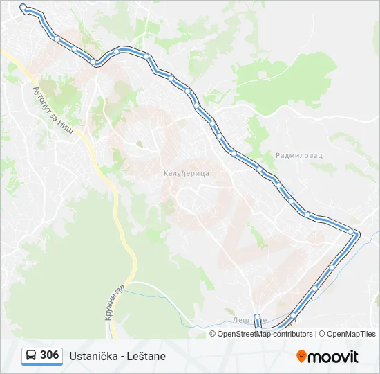 306  Line Map