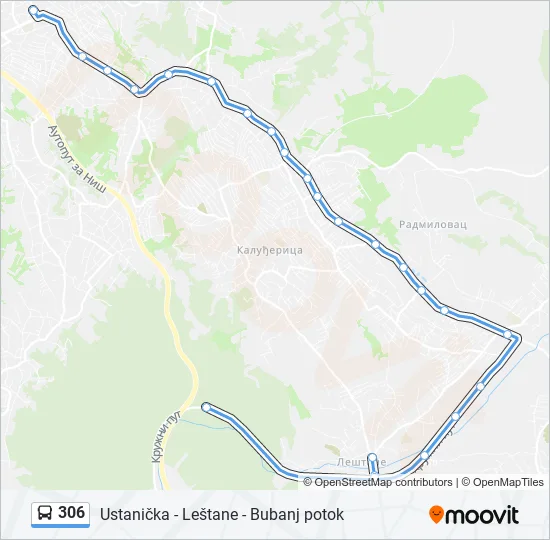 306  Line Map