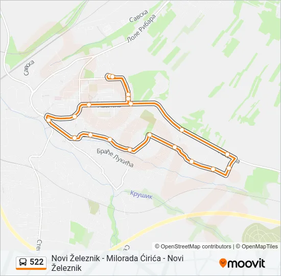 522  Line Map