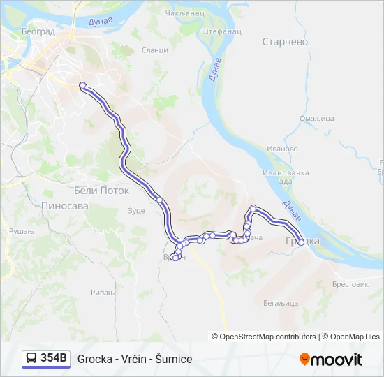 354B  Line Map