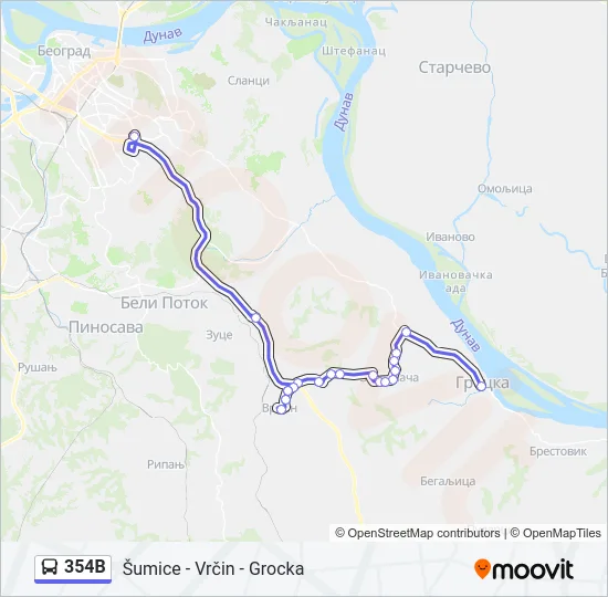 354B  Line Map