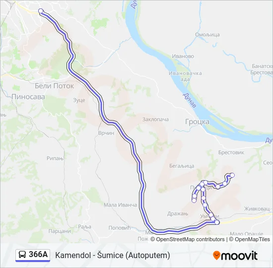 366A  Line Map