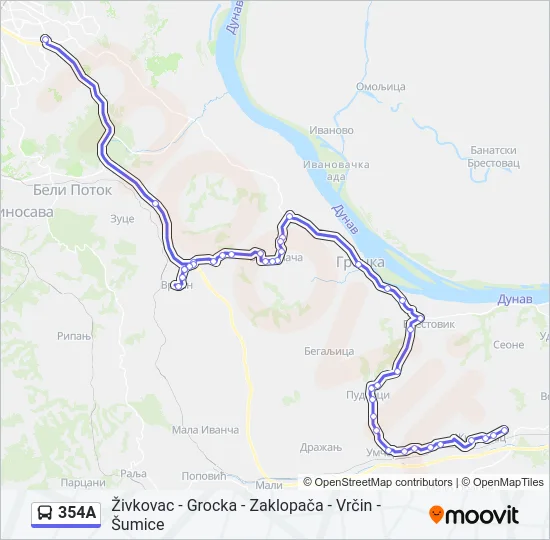354A  Line Map