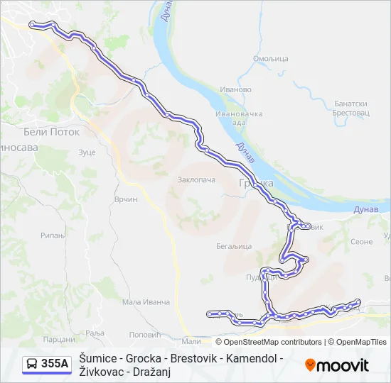 355A  Line Map