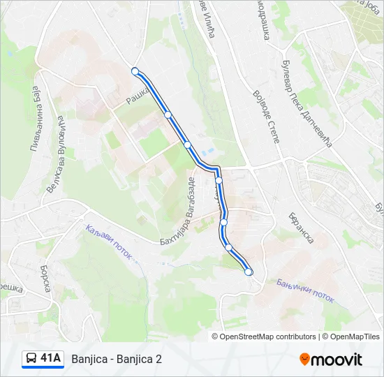 41A  Line Map