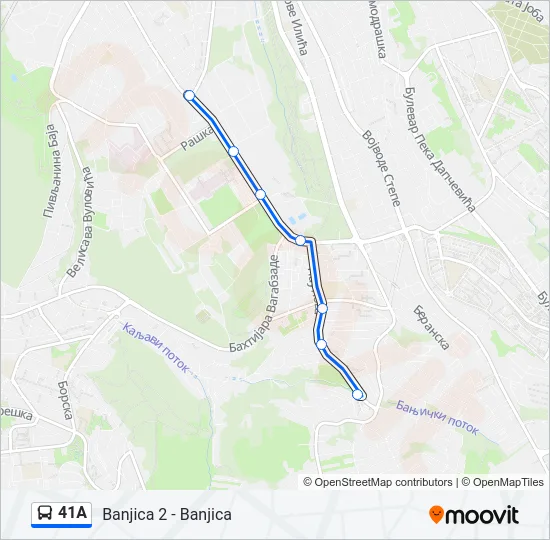 41A  Line Map
