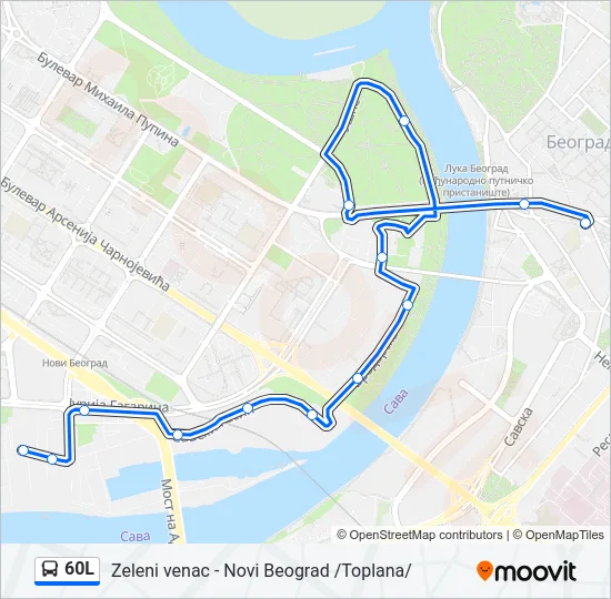 60L  Line Map