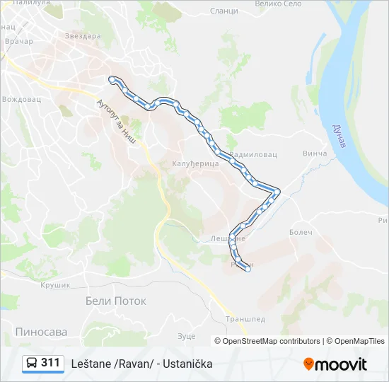 311  Line Map