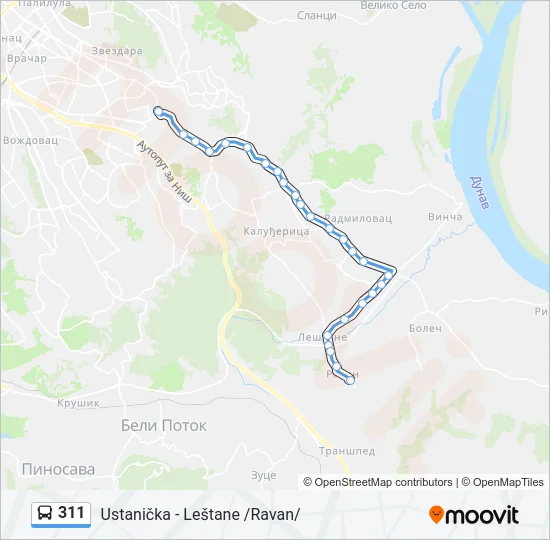 311  Line Map
