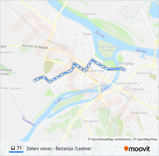 71  Line Map