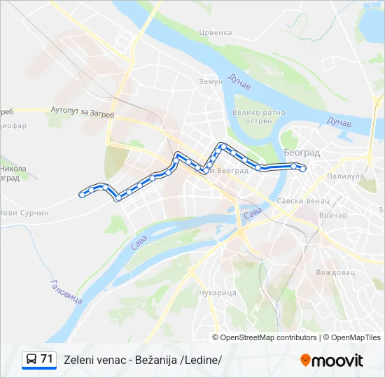 71  Line Map
