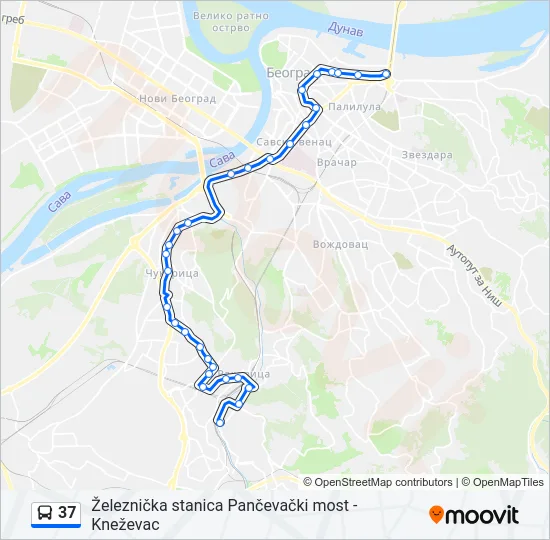 37  Line Map