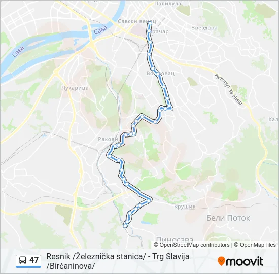 47  Line Map