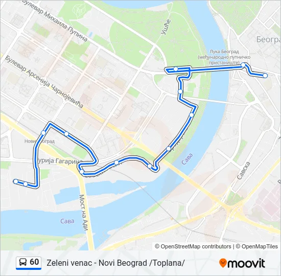 60  Line Map