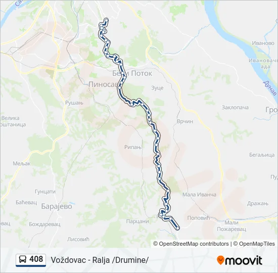 408  Line Map