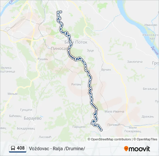 408  Line Map