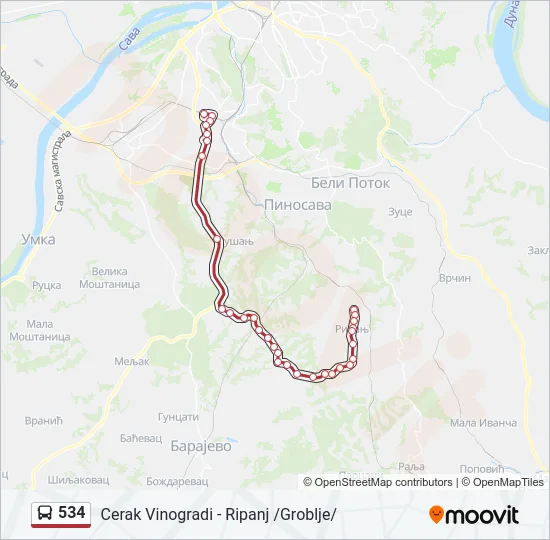 534  Line Map