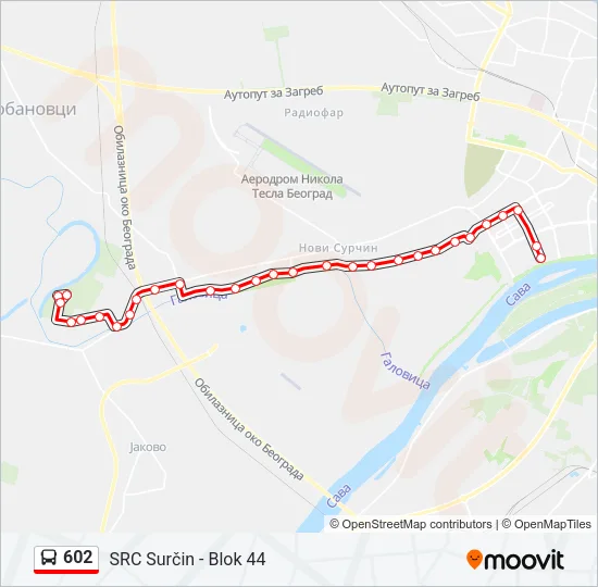 602  Line Map